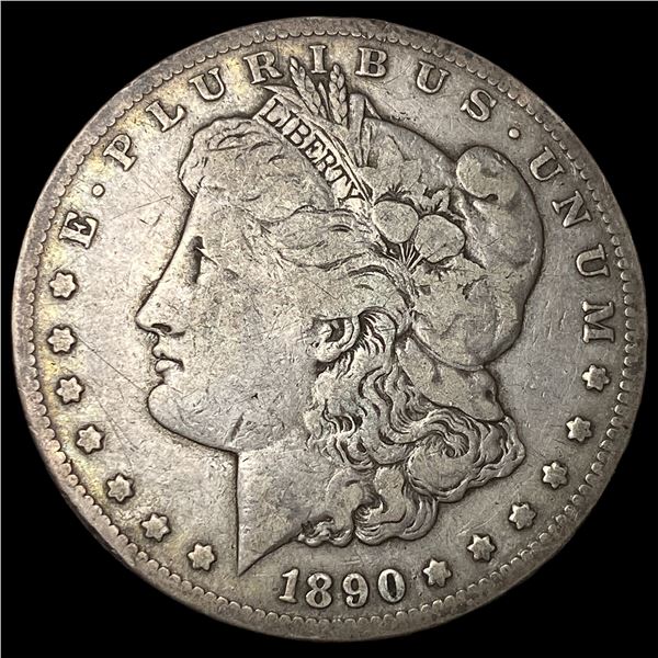 1890-CC Silver Morgan Dollar LIGHTLY  CIRCULATED