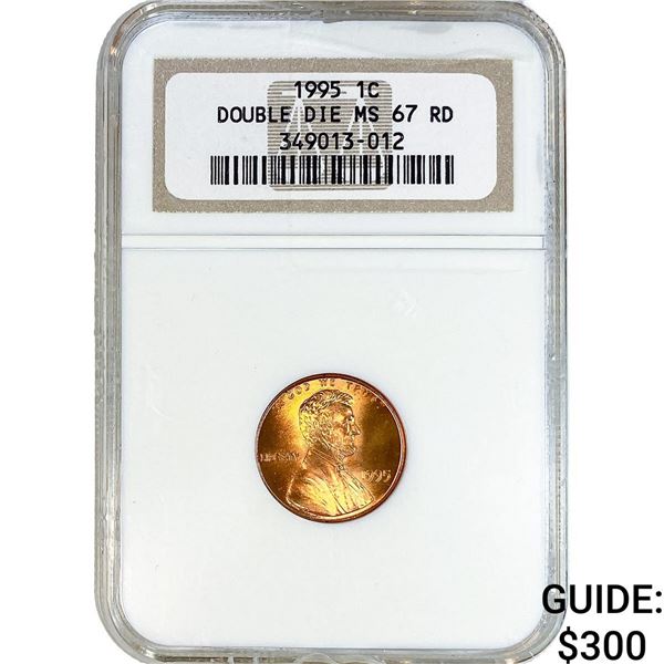 1995 Wheat Cent NGC MS67 RD