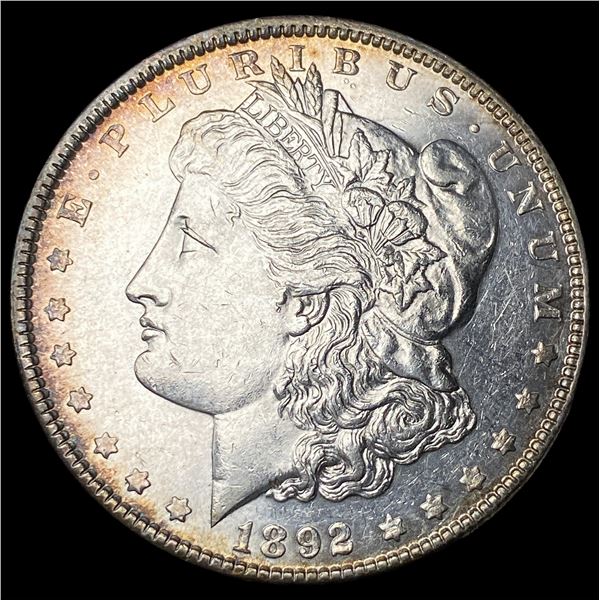 1892 Silver Morgan Dollar CLOSELY  UNCIRCULATED