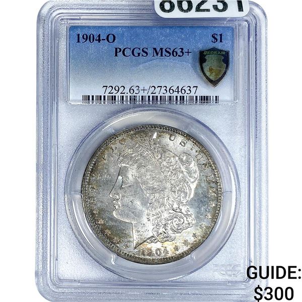 1904-O Morgan Silver Dollar PCGS MS63+