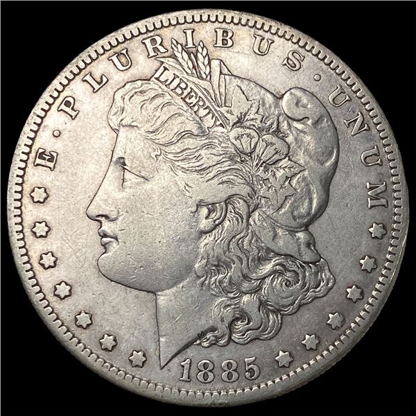1885-S Silver Morgan Dollar ABOUT  UNCIRCULATED