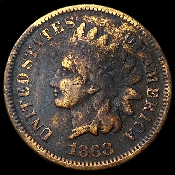 1868 Indian Head Cent NICELY CIRCULATED