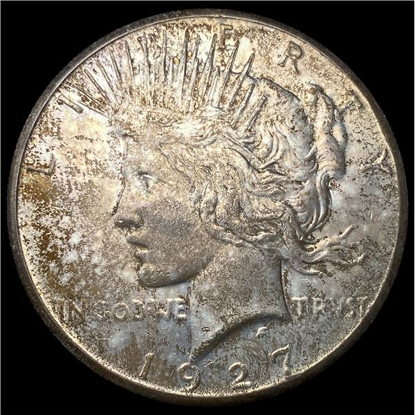 1927 Silver Peace Dollar CHOICE AU