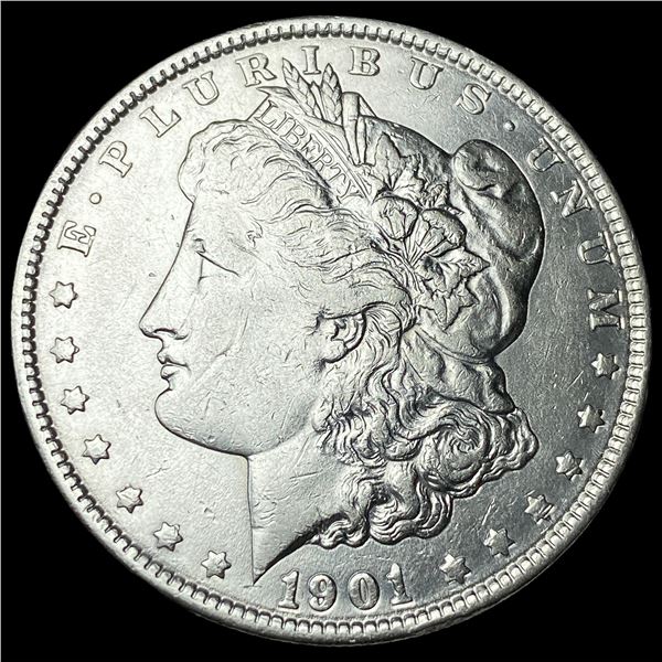 1901 Silver Morgan Dollar CLOSELY  UNCIRCULATED
