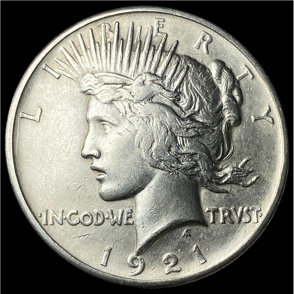 1921 Silver Peace Dollar CHOICE AU