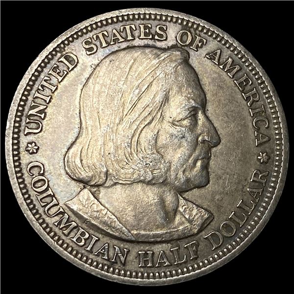 1892 Silver Columbian Expo Half Dollar  CLOSELY UNCIRCULATED