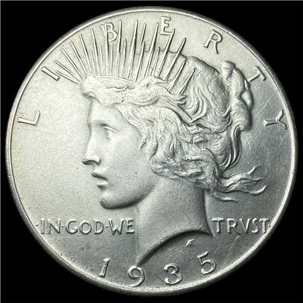 1935 Silver Peace Dollar CHOICE AU