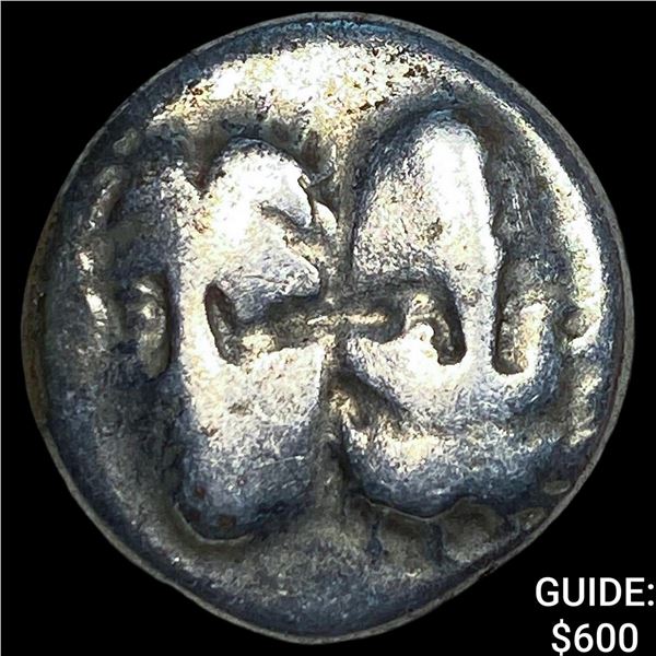 Ancient Greece Moesia, Istros 4th Century BC  Silver Drachm NEARLY UNCIRCULATED