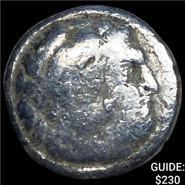 Macedonian Kingdom Type of Alexander III 4th  Century BC Silver Drachm NEARLY UNCIRCULATED