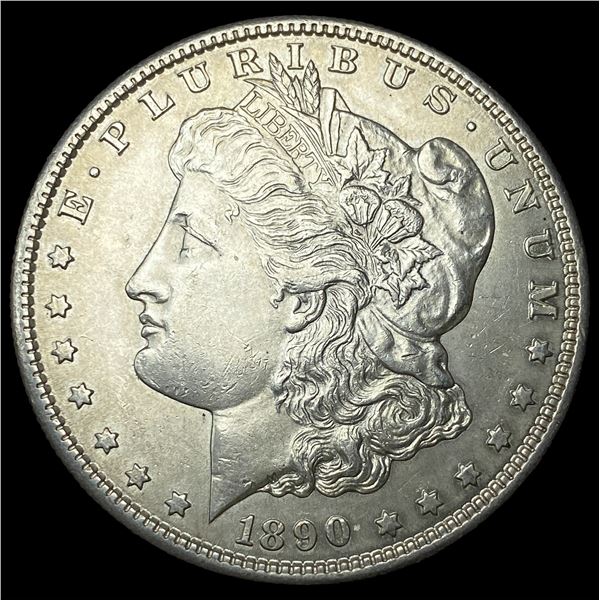 1890-S Silver Morgan Dollar CHOICE AU