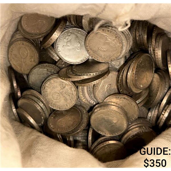[10 Coins] 1936-1939 Germany Silver 2  Reichsmark
