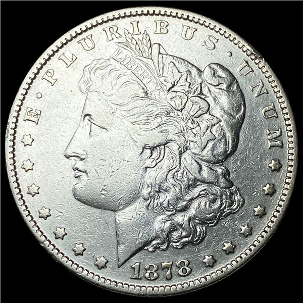 1878 Silver Morgan Dollar NEARLY UNCIRCULATED