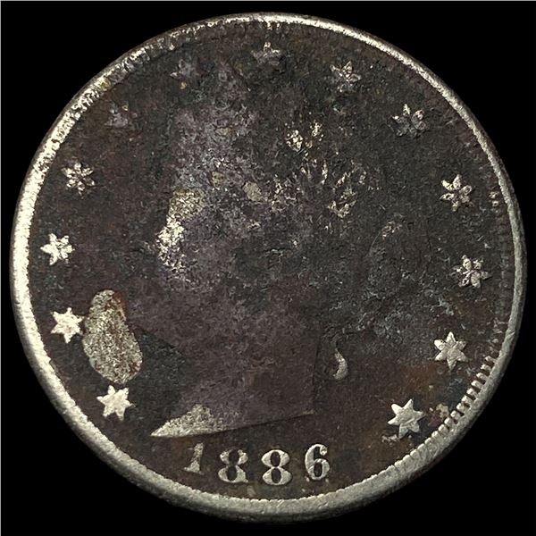 1886 Liberty Head Nickel NICELY CIRCULATED