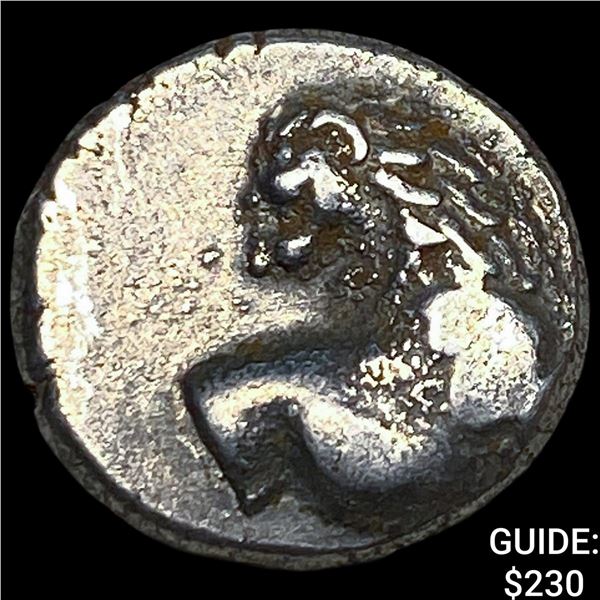 Ancient Greece Cherronesos 400-350 BC Silver  Hemidrachm NEARLY UNCIRCULATED