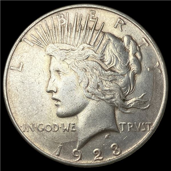 1923-D Silver Peace Dollar CLOSELY  UNCIRCULATED