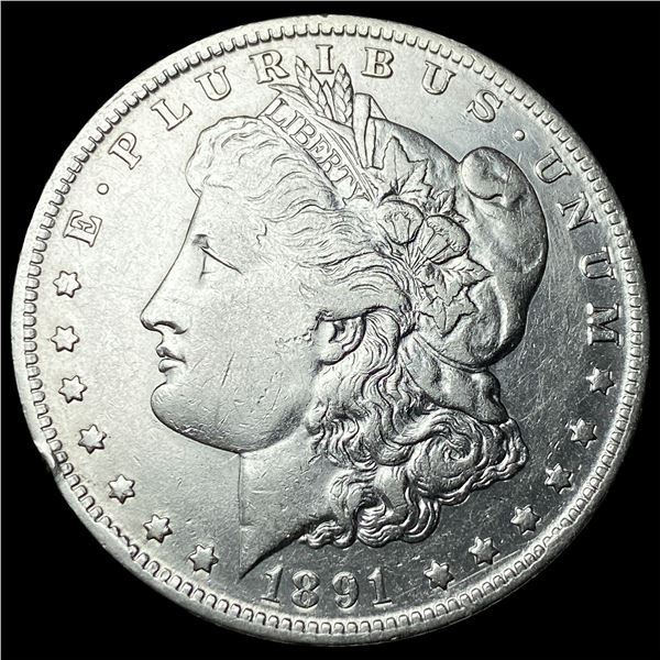 1891-O Silver Morgan Dollar NEARLY  UNCIRCULATED
