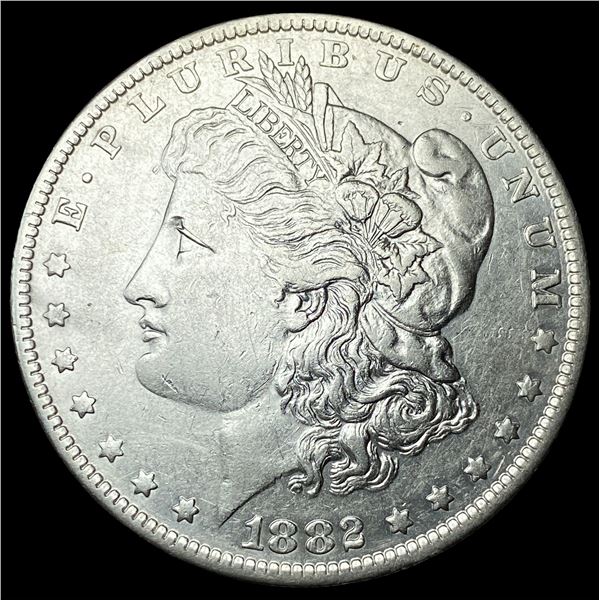 1882-O/S Morgan Silver Dollar NEARLY  UNCIRCULATED