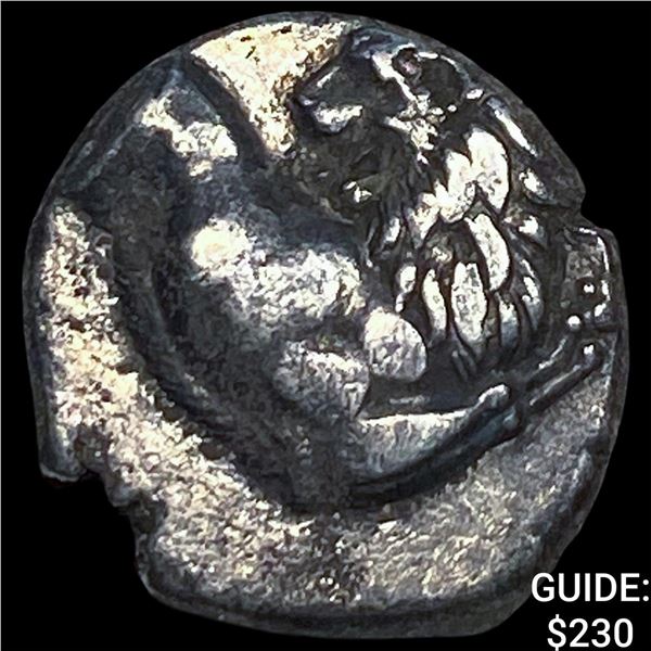 Ancient Greece Cherronesos 400-350 BC Silver  Hemidrachm NEARLY UNCIRCULATED