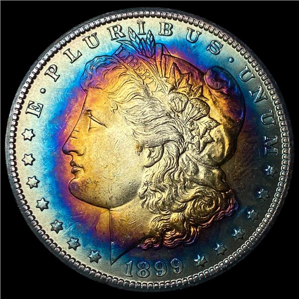 1899-O Toned Silver Morgan Dollar  UNCIRCULATED