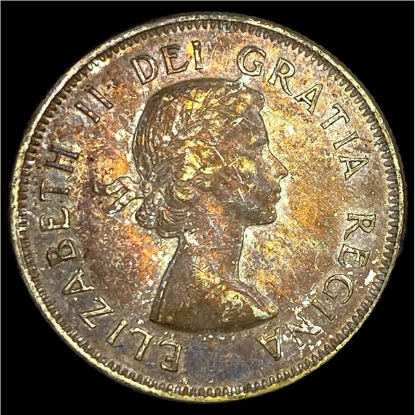 1960 Canada Silver 25 Cents CLOSELY  UNCIRCULATED