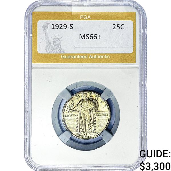 1929-S Standing Liberty Quarter PGA MS66+