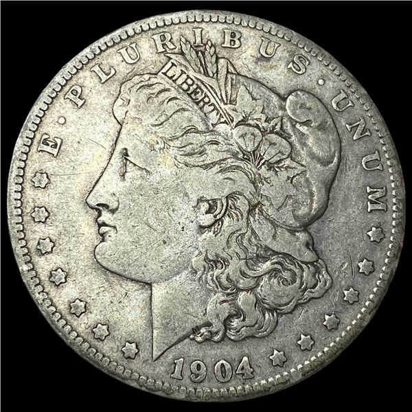 1904-S Silver Morgan Dollar LIGHTLY  CIRCULATED