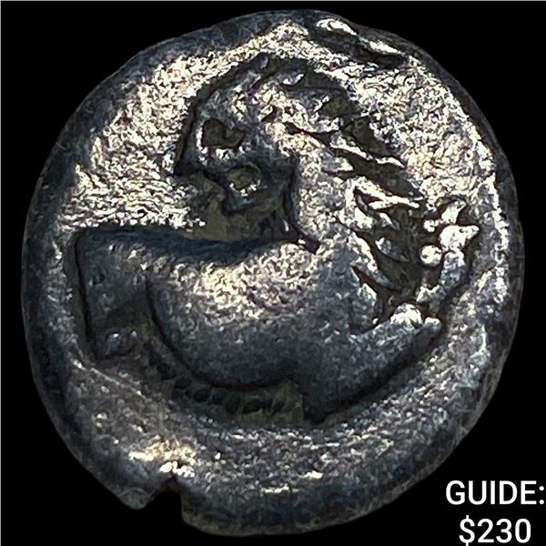 Ancient Greece Cherronesos 400-350 BC Silver  Hemidrachm NEARLY UNCIRCULATED
