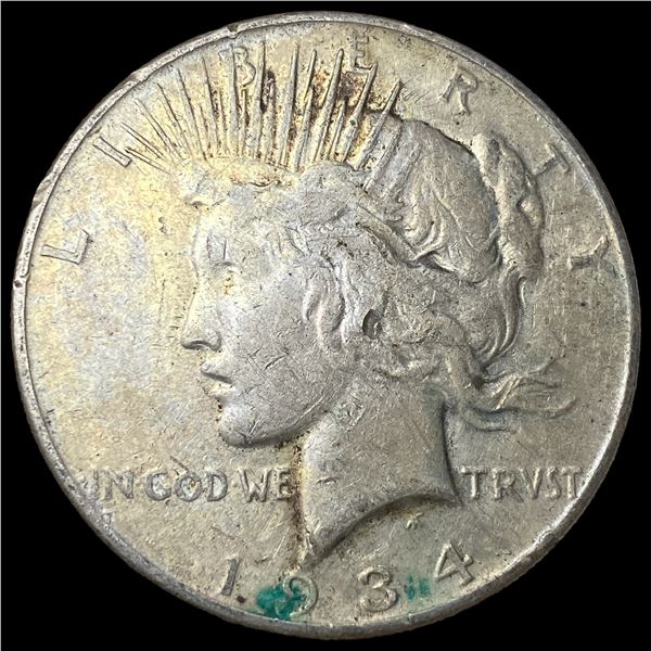 1934 Peace Silver Dollar ABOUT UNCIRCULATED