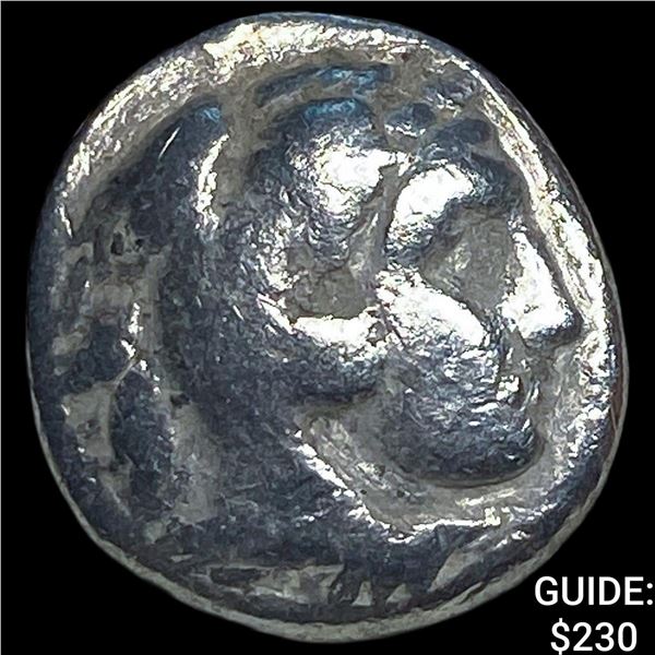 Macedonian Kingdom Type of Alexander III 4th  Century BC Silver Drachm NEARLY UNCIRCULATED
