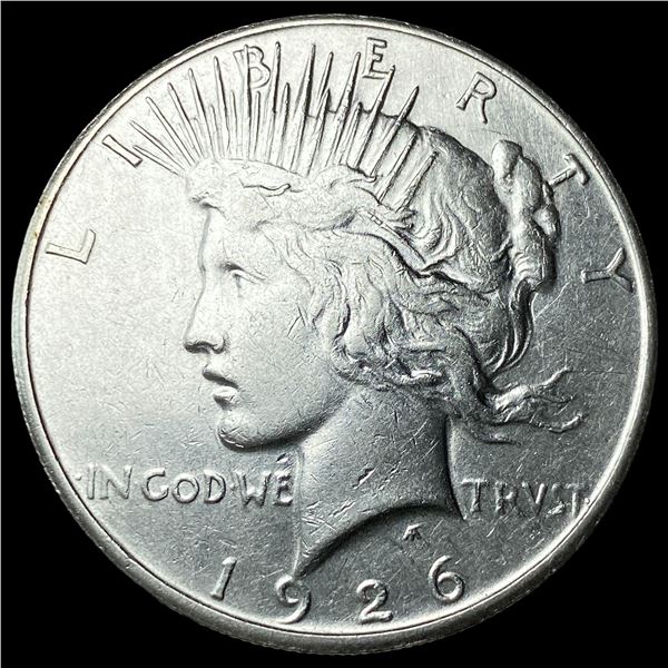 1926-S Silver Peace Dollar NEARLY  UNCIRCULATED