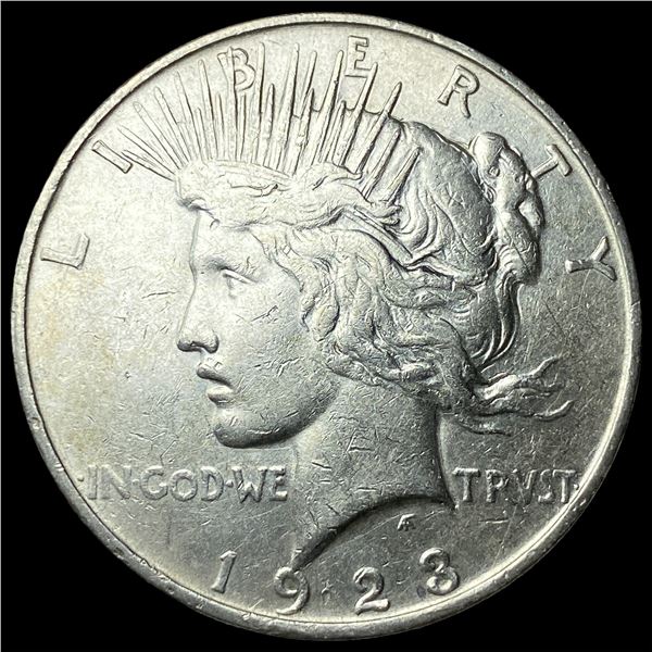 1923-D Silver Peace Dollar CLOSELY  UNCIRCULATED