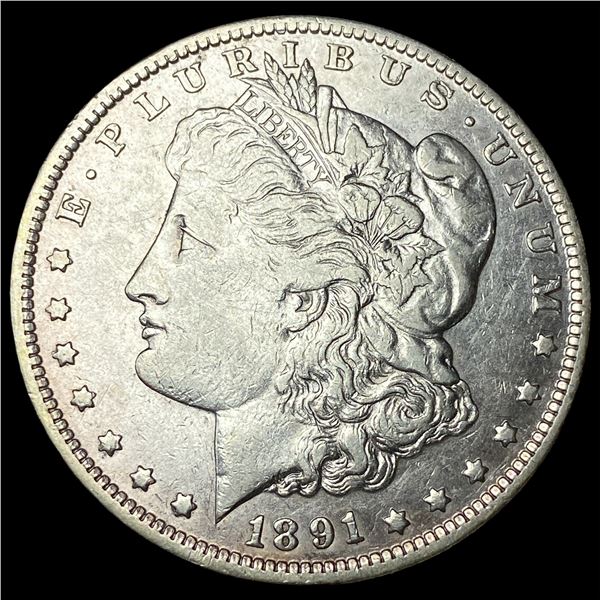 1891-O Silver Morgan Dollar NEARLY  UNCIRCULATED