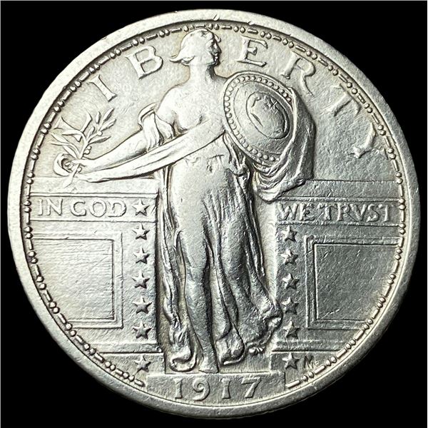 1917 Type 1 Standing Liberty Quarter CLOSELY  UNCIRCULATED