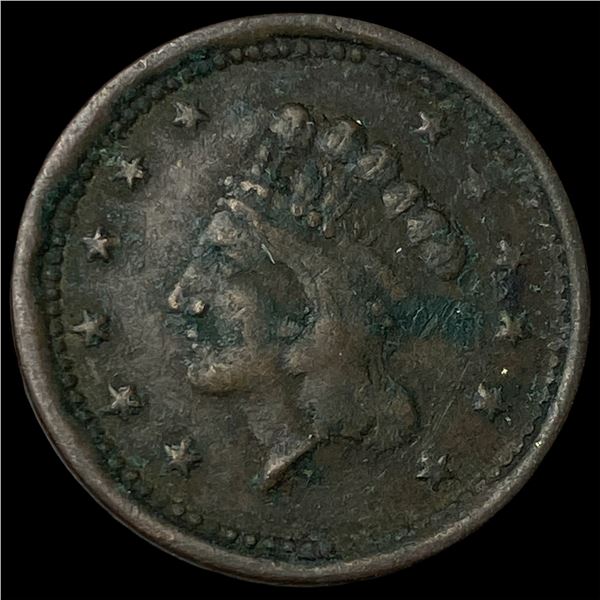 1863 Civil War Token "Our Navy" NEARLY  UNCIRCULATED