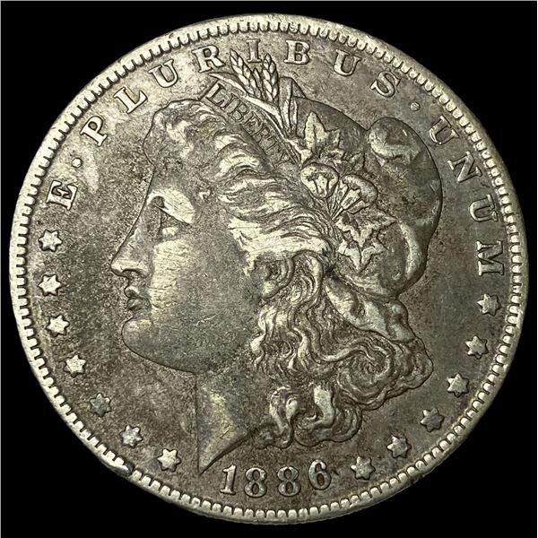 1886-O Silver Morgan Dollar NEARLY  UNCIRCULATED