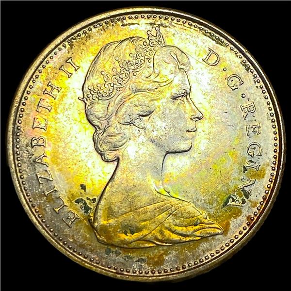 1967 Canada Silver 25 Cents CLOSELY  UNCIRCULATED