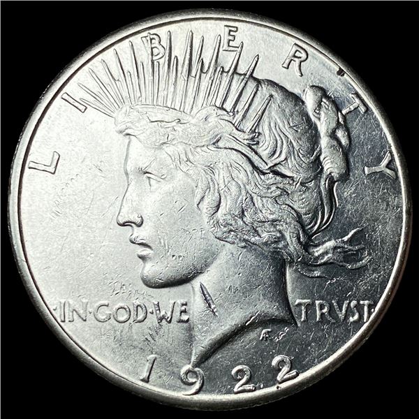 1922-S Silver Peace Dollar CLOSELY  UNCIRCULATED