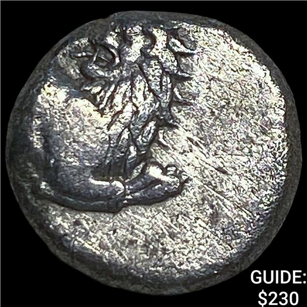 Ancient Greece Cherronesos 400-350 BC Silver  Hemidrachm NEARLY UNCIRCULATED