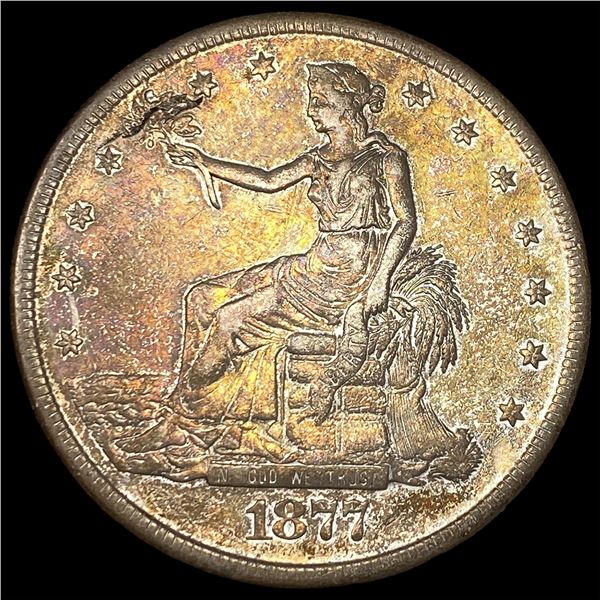 1877-S Silver Trade Dollar CLOSELY  UNCIRCULATED