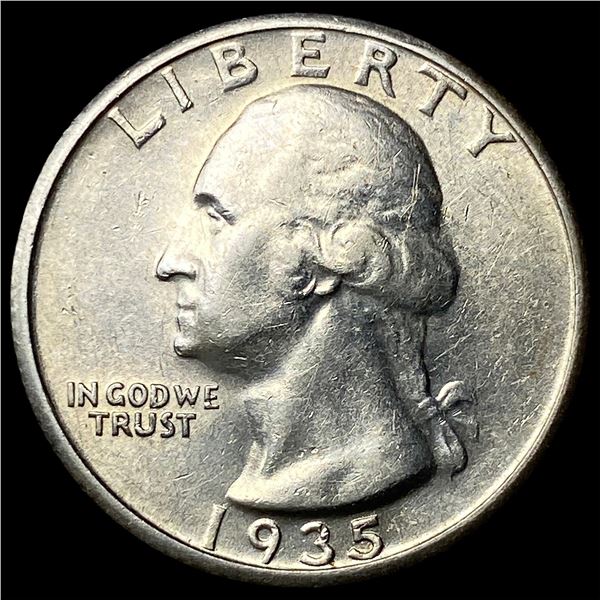1935-S Silver Washington Quarter CLOSELY  UNCIRCULATED