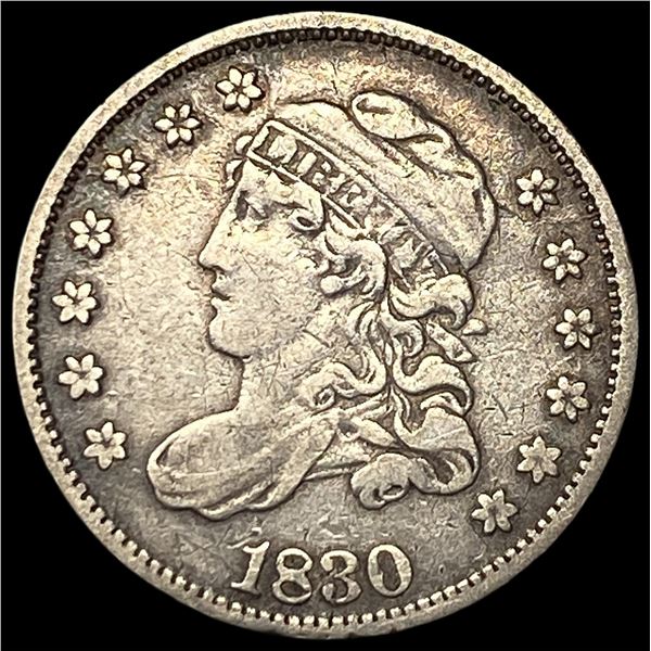 1830 Capped Bust Half Dime ABOUT UNCIRCULATED