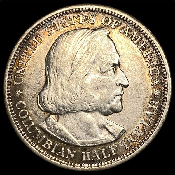1893 Silver Columbian Expo Half Dollar  CLOSELY UNCIRCULATED