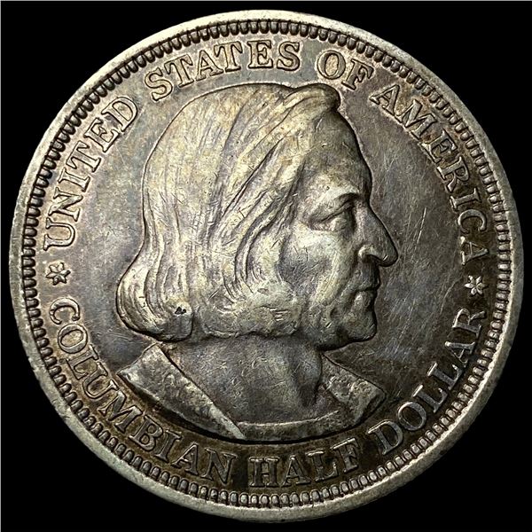 1893 Silver Columbian Expo Half Dollar  CLOSELY UNCIRCULATED