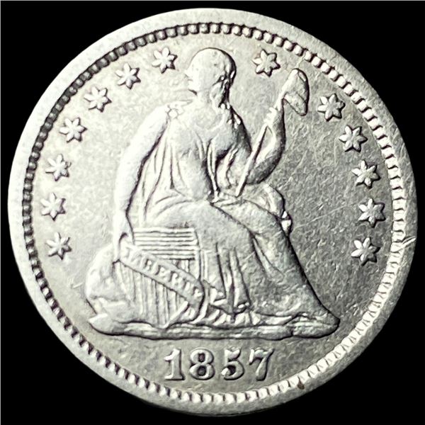 1857-O Silver Seated Liberty Half Dime  UNCIRCULATED