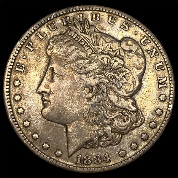 1884-CC Silver Morgan Dollar NEARLY  UNCIRCULATED