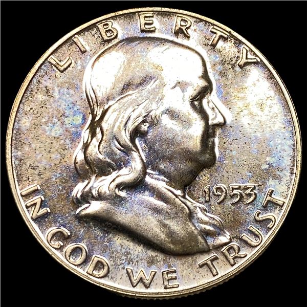 1953 Franklin Silver Half Dollar GEM PROOF