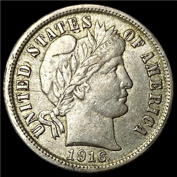1916 Silver Barber Dime CLOSELY UNCIRCULATED