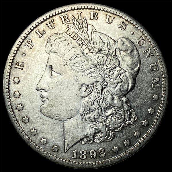 1892-S Morgan Silver Dollar NEARLY  UNCIRCULATED