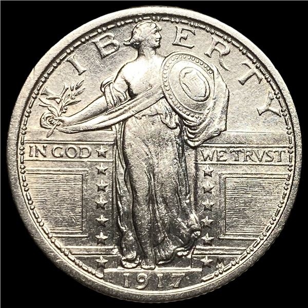 1917 Type 1 Standing Liberty Quarter CLOSELY  UNCIRCULATED