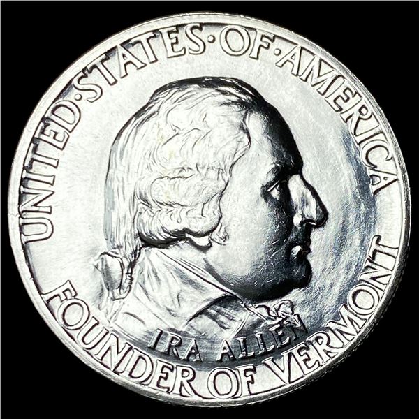 1927 Silver Vermont Half Dollar UNCIRCULATED
